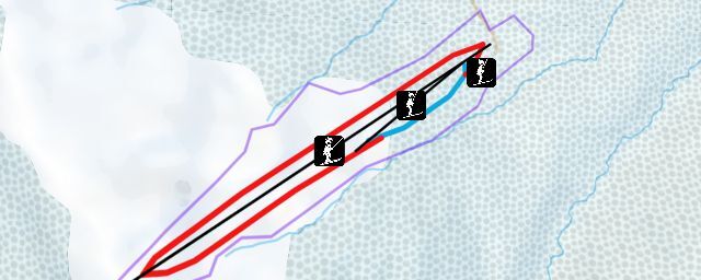 Piste map of the resort Ski Zábava Hruštín