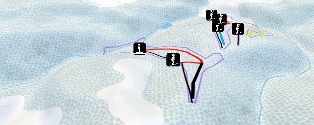 Piste map of the resort Skitatry Zadná Lopušná dolina