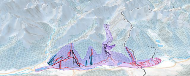 Piste map of the resort Kranjska Gora