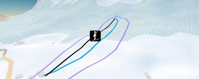Piste map of the resort Mojstrana