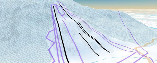 Piste map of the resort Planica