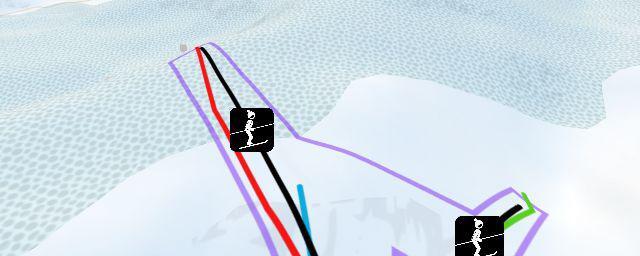 Piste map of the resort Rudno