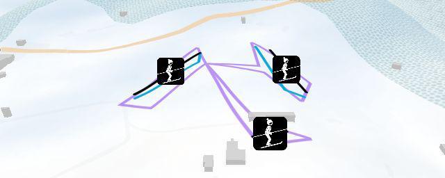 Piste map of the resort Zatrnik