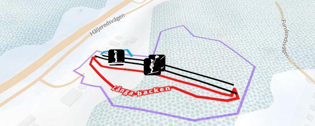 Piste map of the resort Alebacken