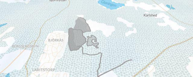 Piste map of the resort Björkås skidstadion