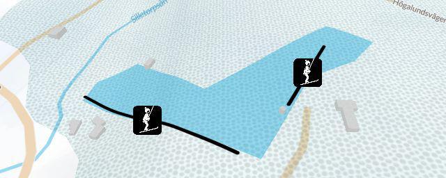 Piste map of the resort Orienteringsklubben Dacke