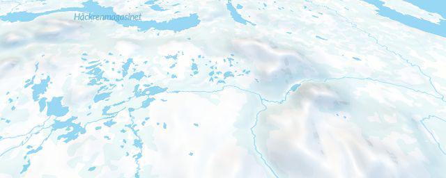 Piste map of the resort Bydalsfjällen