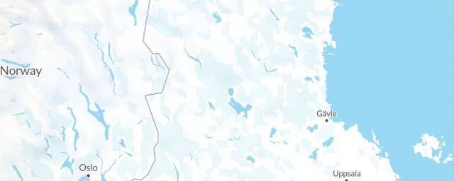Piste map of the region Dalarna