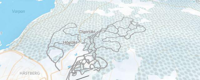 Piste map of the resort Riksskidstadion