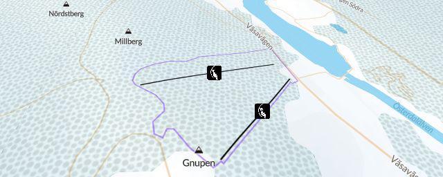 Piste map of the resort Wäsabergen
