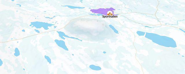 Piste map of the resort Dundret