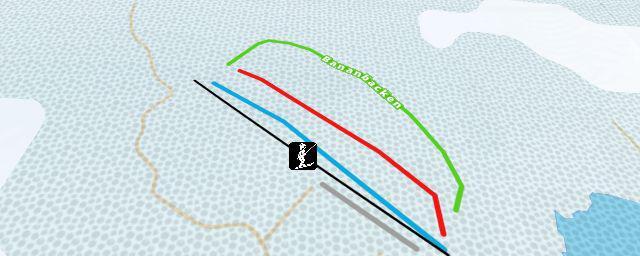 Piste map of the resort Fjällberget
