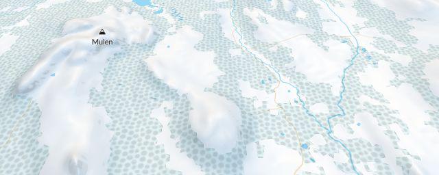 Piste map of the resort Fjätervålen