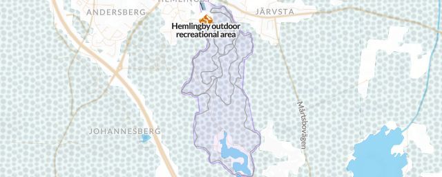 Piste map of the resort Hemlingby outdoor recreational area