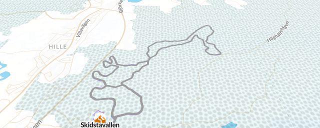 Piste map of the resort Skidstavallen