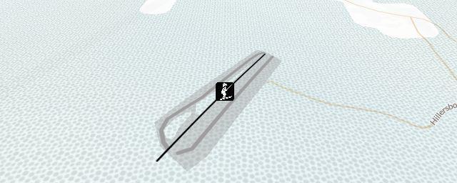 Piste map of the resort Hillersbodabacken