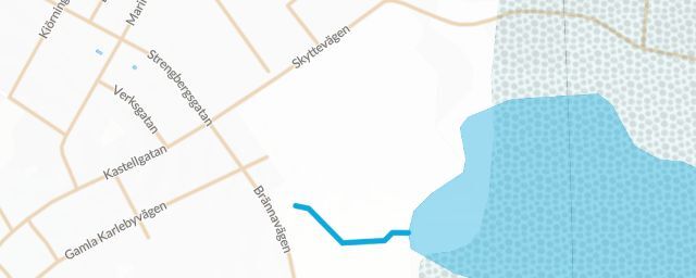 Piste map of the resort Högslättens idrottsplats