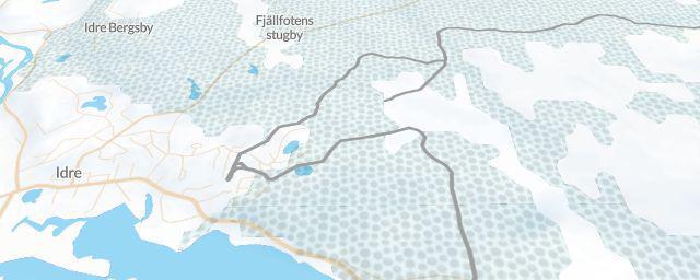 Piste map of the resort Idre Elljusspår
