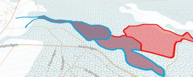 Piste map of the resort Skidstadion