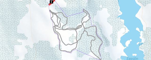 Piste map of the resort Långberget