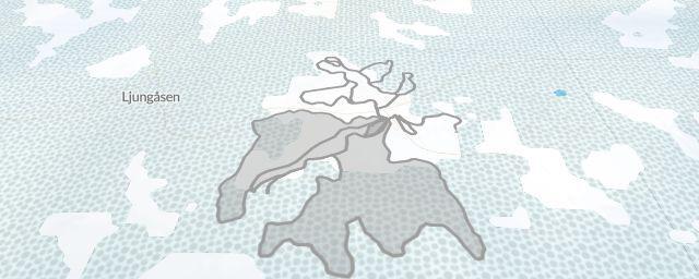 Piste map of the resort Ljungåsen