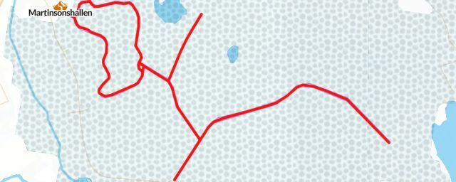 Piste map of the resort Martinsonshallen