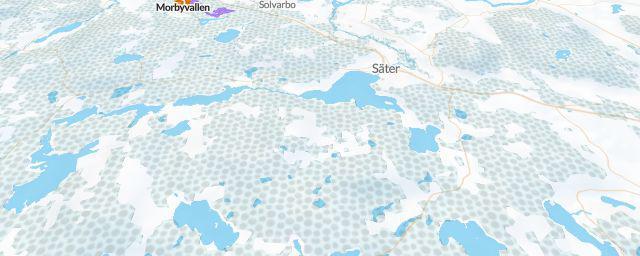 Piste map of the resort Motionscentralen