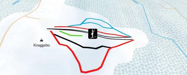 Piste map of the resort Mullsjö Alpin