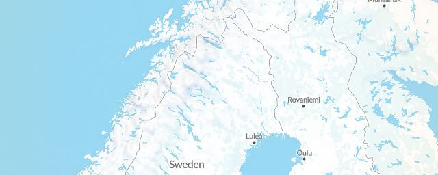 Piste map of the region Norrbotten