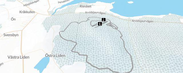 Piste map of the resort Lindbäcksstadion