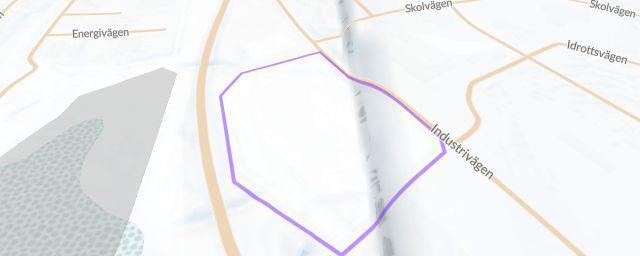 Piste map of the resort Övertorneå Idrottsplats