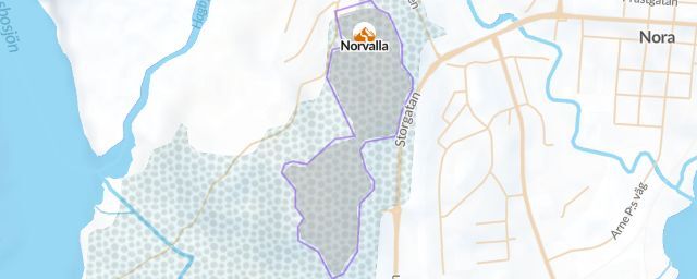 Piste map of the resort Norvalla