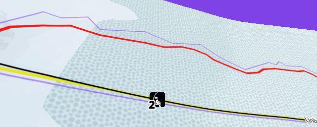 Piste map of the resort Nuolja Offpist