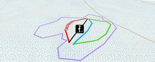 Piste map of the resort Nybro Ski