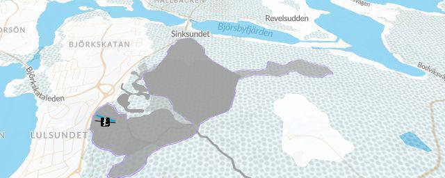 Piste map of the resort Ormbergsbacken