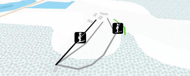 Piste map of the resort Ryllshyttebacken