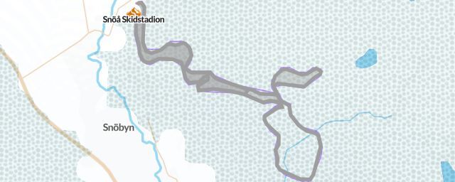 Piste map of the resort Snöå Skidstadion