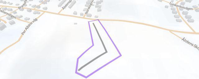 Piste map of the resort Ålstensbacken