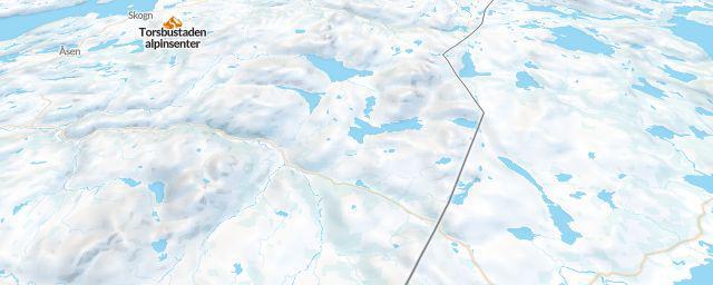 Piste map of the resort Storlien Alpin