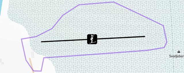 Piste map of the resort Svedjebacken