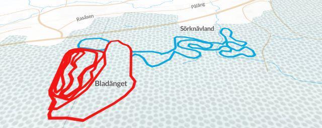 Piste map of the resort Töva lite