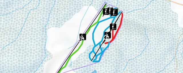 Piste map of the resort Vallåsen
