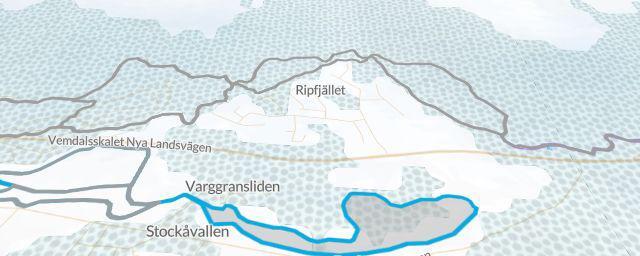 Piste map of the resort Vargen