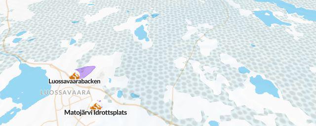Piste map of the resort Varggropen motionsspår