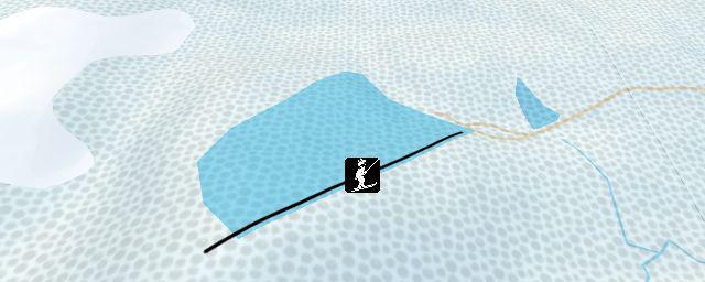 Piste map of the resort Slalombacken Damshöjden