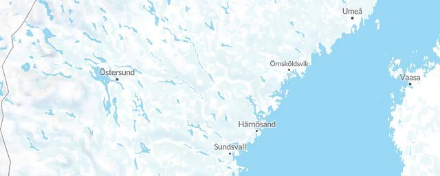 Piste map of the region Västernorrland