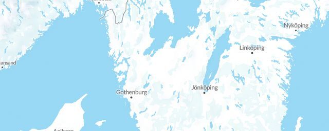 Piste map of the region Västra Götaland