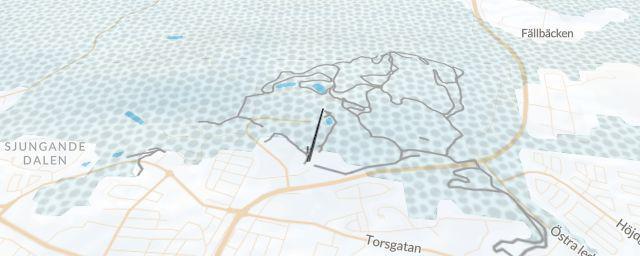 Piste map of the resort Vitbergsbacken