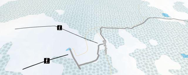 Piste map of the resort Vittjåkk
