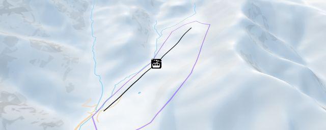 Piste map of the resort Safed Dara